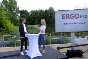 Talk mit Christoph Kramer beim Ergo Pro Sommerfest