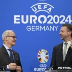 UEFA Euro 2024 - Playoff-Draw 
Steffen Freund with Giorgio Marchetti